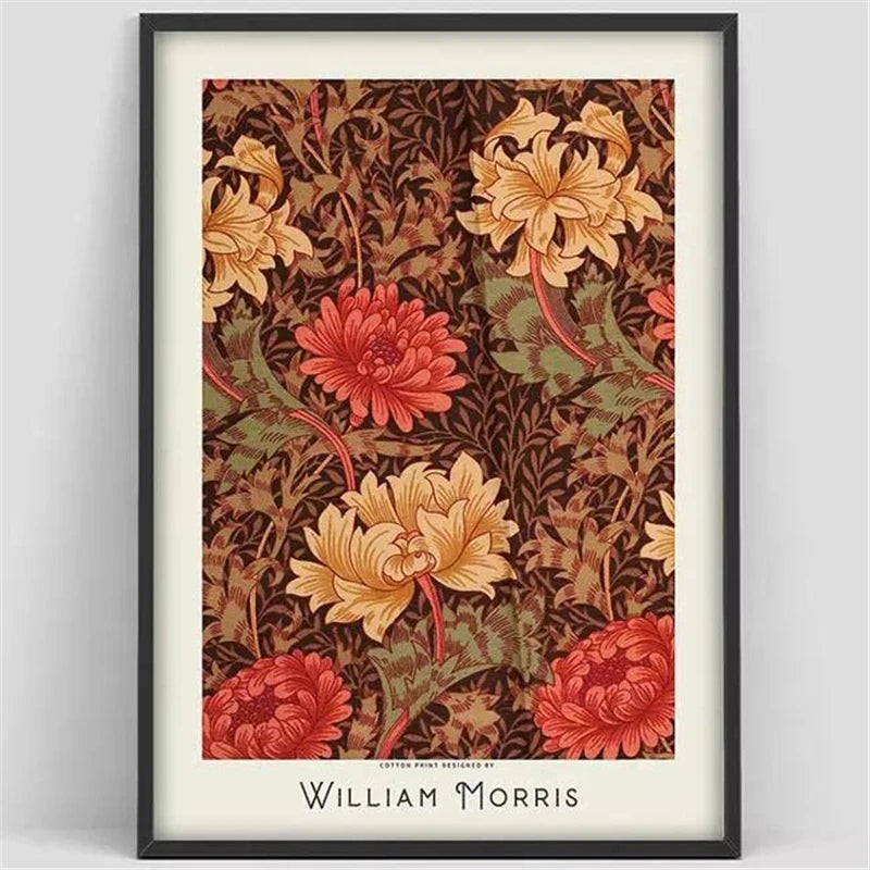 William Morris The Victoria and Albert Museum Exhibition Canvas Paintings Poster and Print Wall Art Picture for Home Decoration - NICEART