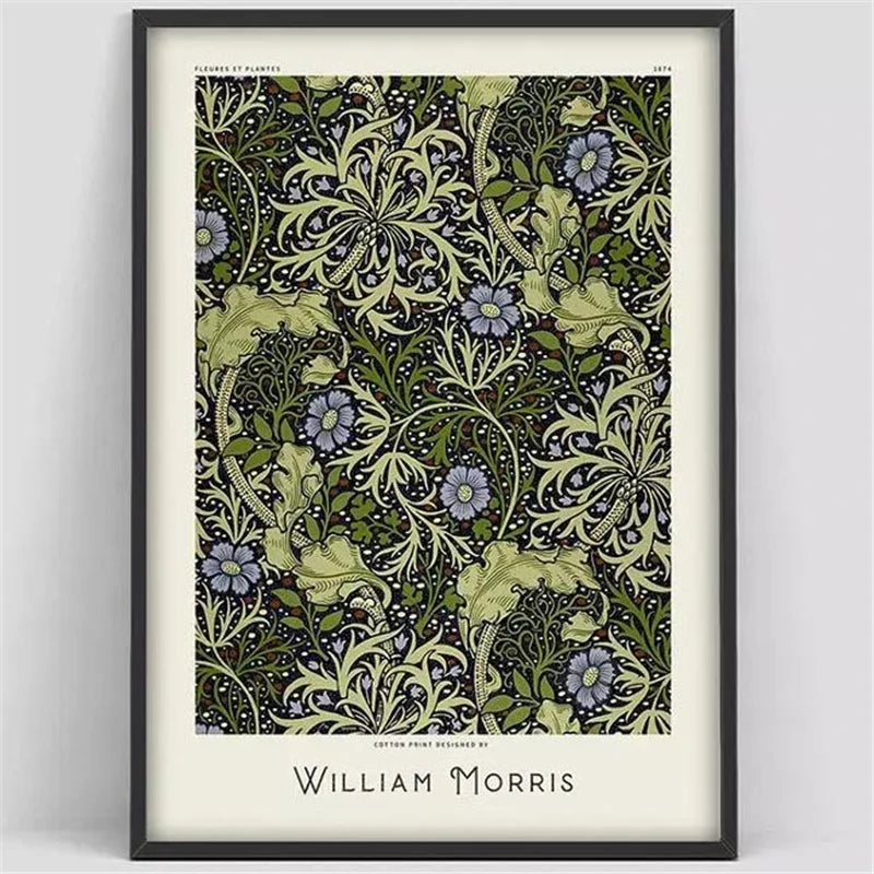 William Morris The Victoria and Albert Museum Exhibition Canvas Paintings Poster and Print Wall Art Picture for Home Decoration - NICEART