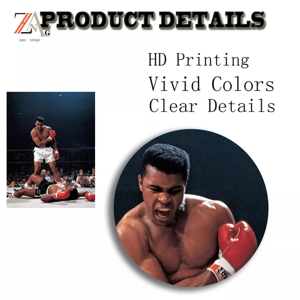 Boxer Muhammad Ali (Muhammad Ali) Art Picture Decoration Poster Wall Art Painting Prints Home Living Room Decoration Painting - NICEART