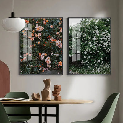 Nature Flower Poster Wall Art Canvas Painting Scandinavian Plant Picture Modern Art Home Decor Print for Living Room Wall Design - NICEART