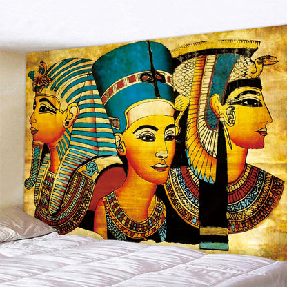 Ancient Egyptian pyramid mural home decoration tapestry psychedelic scene Bohemian decorative tapestry bed sheet wall hanging