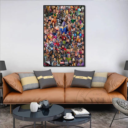 Marvel Avengers Game Over Superhero Poster Wall Art Canvas Painting Prints Movie Picture For Kids Bedroom Living Room Decoration - NICEART