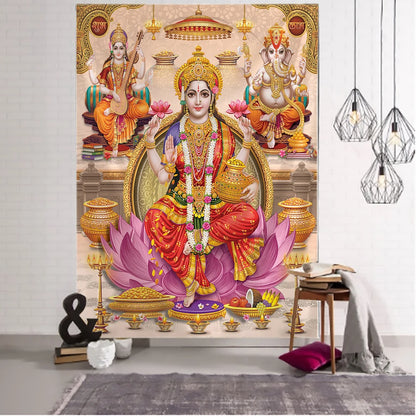 3D Printing Color Elephant Tapestry Wall Hanging Bohemian Hippie Mandala Living Room Art Room Home Decor