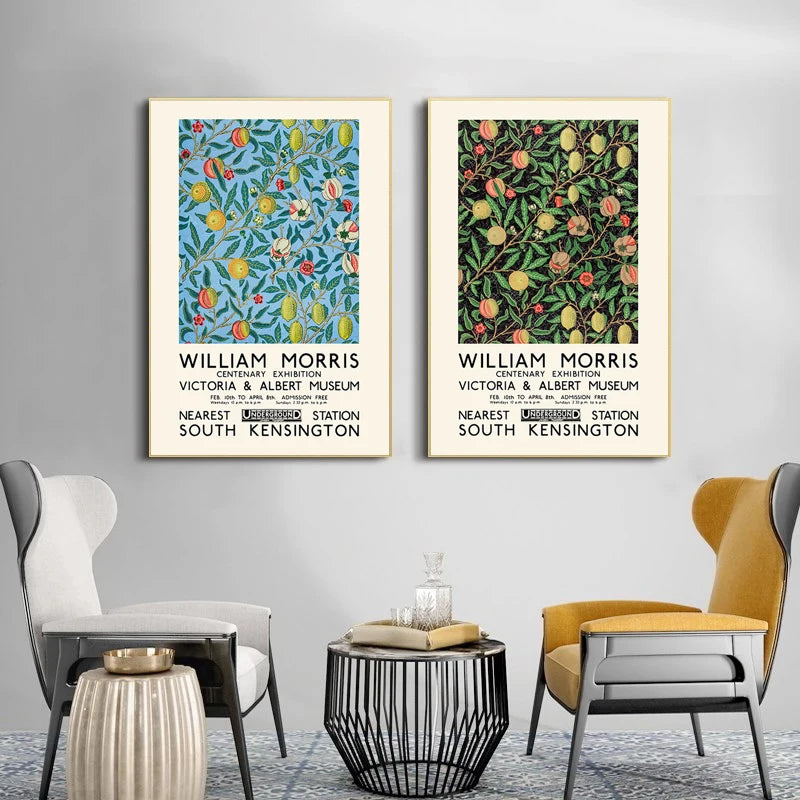 The Museum Exhibition Canvas Painting William Morris Posters and Prints Wall Art Picture for Living Room Wall Decoration Cuadros - niceart