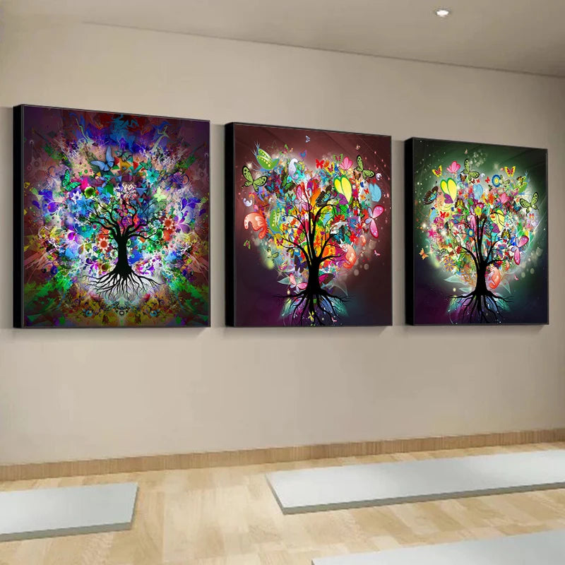 Tree of life by Gustav Klimt Scandinavian Landscape Wall Art Canvas Poster and Prints Abstract Art Picture for Living Room Decor - NICEART
