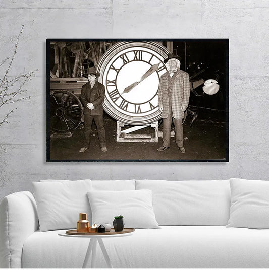 Back to the Future Poster Classic Movie Print Alternative Film Retro Photo Vintage Style Wall Art Canvas Painting Home Decor - NICEART