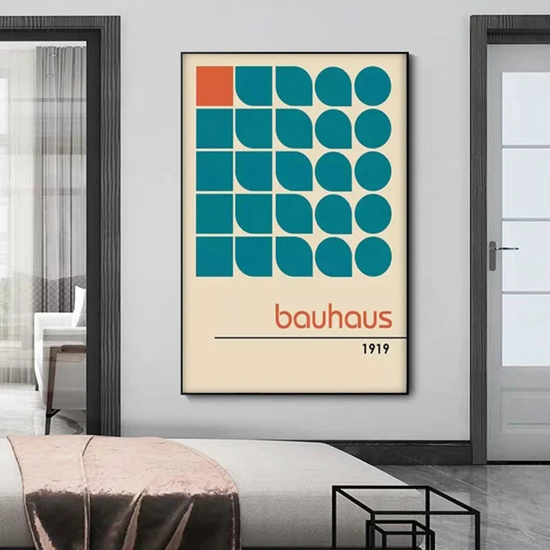 Bauhaus 100 Year Poster Le Corbusier Art Canvas Painting French Abstract Museum Cubism Posters and Prints Wall Picture for Decor - NICEART