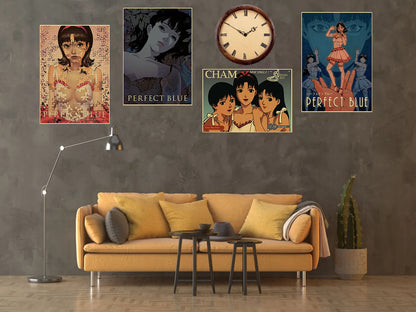 Japan Anime Perfect Blue Posters Retro Kraft Paper DIY Room Home Bar Cafe Coffee House Decor Gift Aesthetic Art Wall Paintings - NICEART