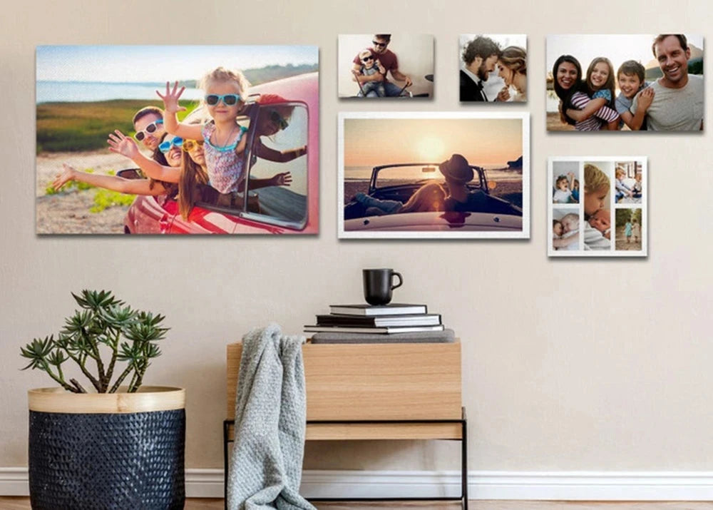 VIP Customized Canvas Poster Painting Waterproof Spray Pringting Wall Art Family Pictures For Living Room Home Decor Gift - NICEART