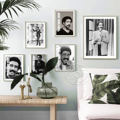 Richard Pryor Stand-Up Comedian Art Print Poster Actor Star Portrait Canvas Painting Decor Wall Stickers - NICEART