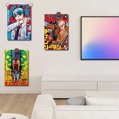 10PCS 10×15CM Christmas Man Anime Posters Poster Wall Stickers Chart Prints Home Living Bed Room Decor Art Bar Picture Painting - niceart