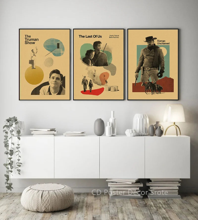 Classic Movie Poster The Truman Show/Breaking Bad/Inglourious Basterds Prints Vintage Room Home Bar Cafe Decor Art Wall Painting - NICEART