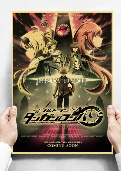 Anime Gmae Poster Danganronpa Kraft Paper Posters Kraft Paper and Prints Home Room Wall Decor Poster Art Painting - NICEART