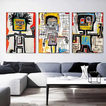 Abstract Canvas Wall Art Contemporary Poster Dance Party Print Pictures Canvas Painting For Living Room Office Bar Home Decor - NICEART