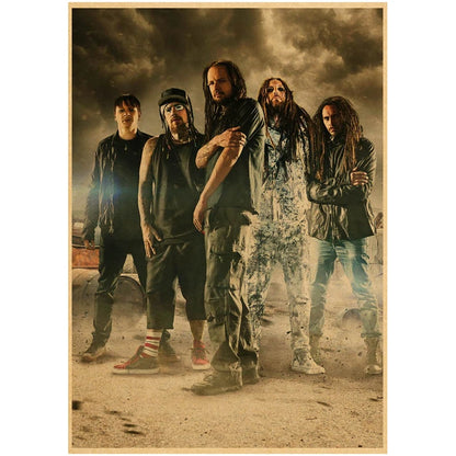 Singer korn  Decorative Kraft paper Posters home Room Bar Cafe Decor Gift Print Art Wall Paintings - NICEART