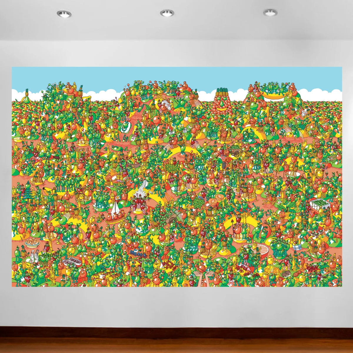 Where's Waldo? Poster Anime Poster Canvas Poster Children's Room Wall Art Painting Bedroom Wall Decor Living Room Wall Stickers - NICEART