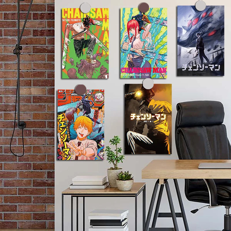 10PCS 10×15CM Christmas Man Anime Posters Poster Wall Stickers Chart Prints Home Living Bed Room Decor Art Bar Picture Painting - niceart