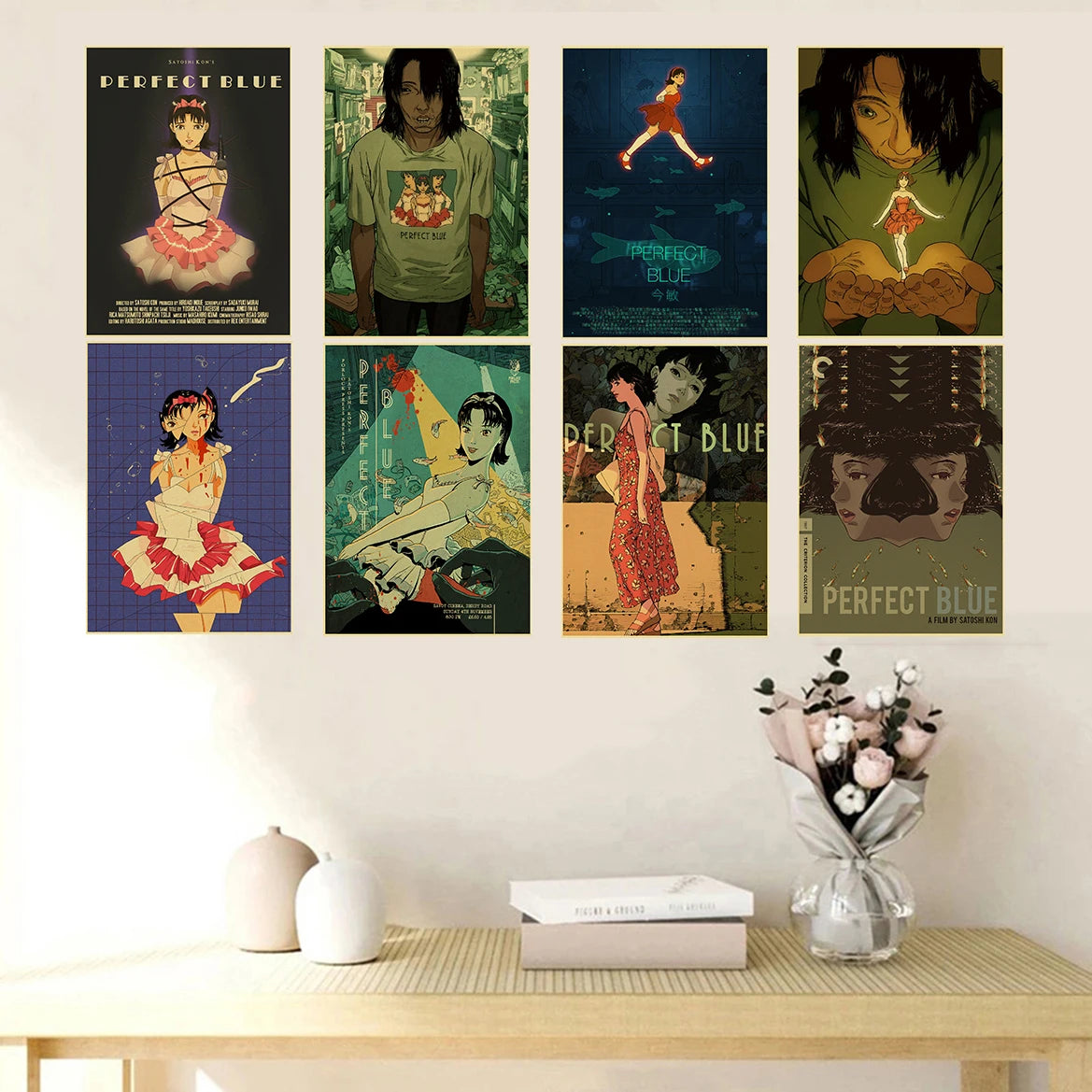 Japan Anime Perfect Blue Posters Retro Kraft Paper DIY Room Home Bar Cafe Coffee House Decor Gift Aesthetic Art Wall Paintings - NICEART