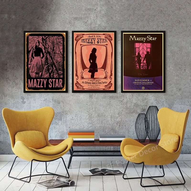 80s Nordic Pop Music Album Mazzy Star Fade Into You Poster Aesthetic Prints Painting Vintage Home Room Bar Cafe Art Wall Decor - niceart