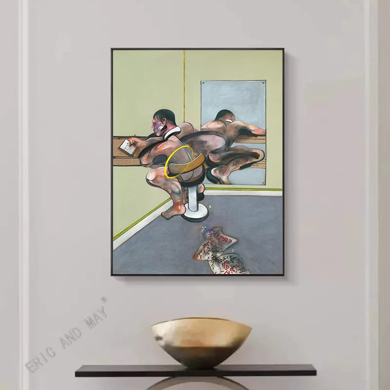 Classic Francis Bacon Grotesque Art Artwork Poster Canvas Painting Abstract Wall Picture For Living Room Home Decoration - NICEART