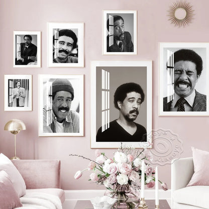 Richard Pryor Stand-Up Comedian Art Print Poster Actor Star Portrait Canvas Painting Decor Wall Stickers - NICEART