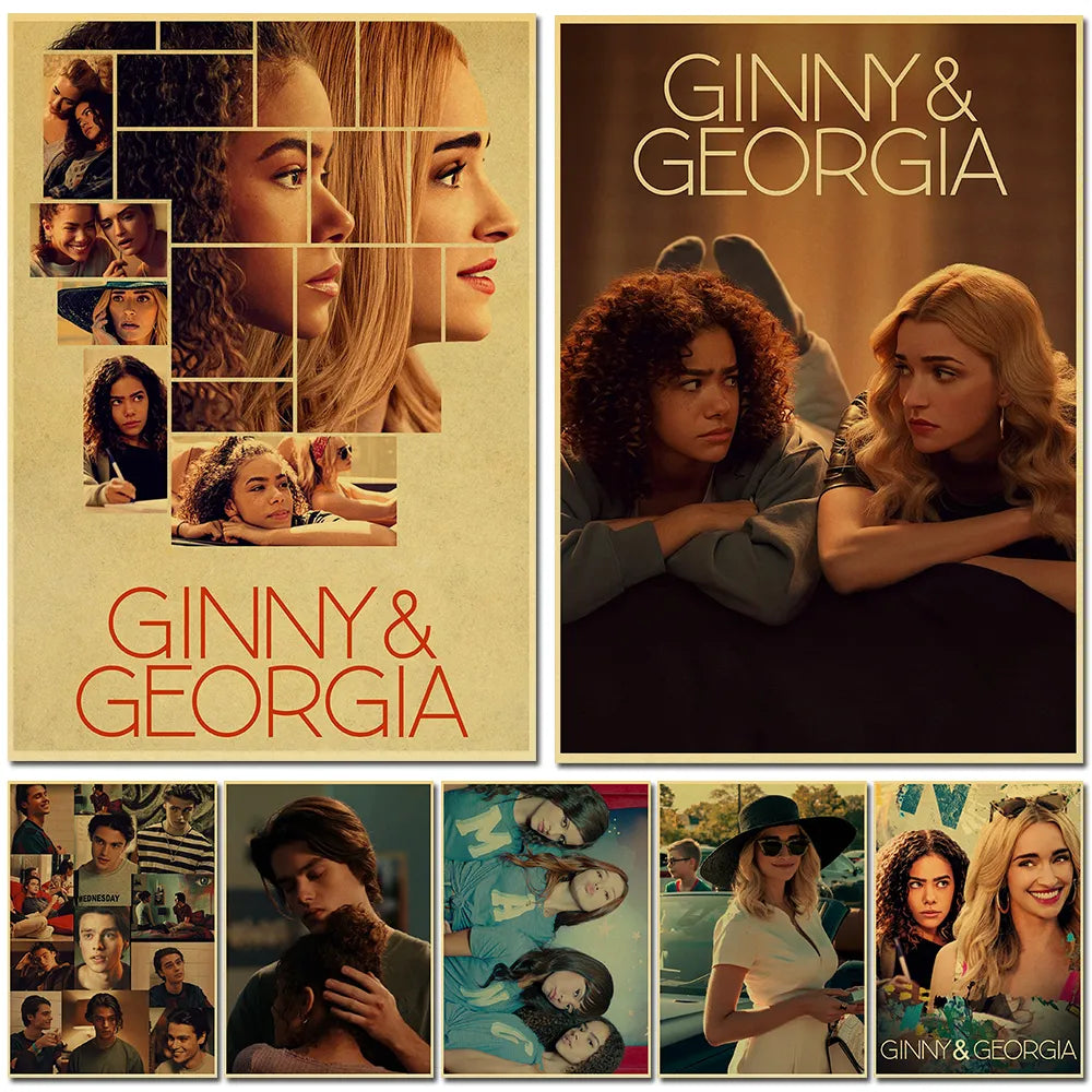 Ginny & Georgia TV Show Poster Wall Chart Prints and Posters Home Living Bed Room Decor Cafe Pictures Frameless Wall Painting - NICEART