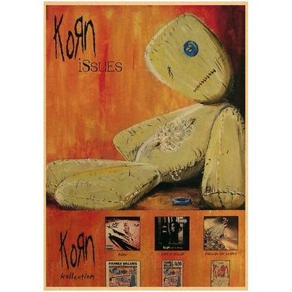 Singer korn  Decorative Kraft paper Posters home Room Bar Cafe Decor Gift Print Art Wall Paintings - NICEART