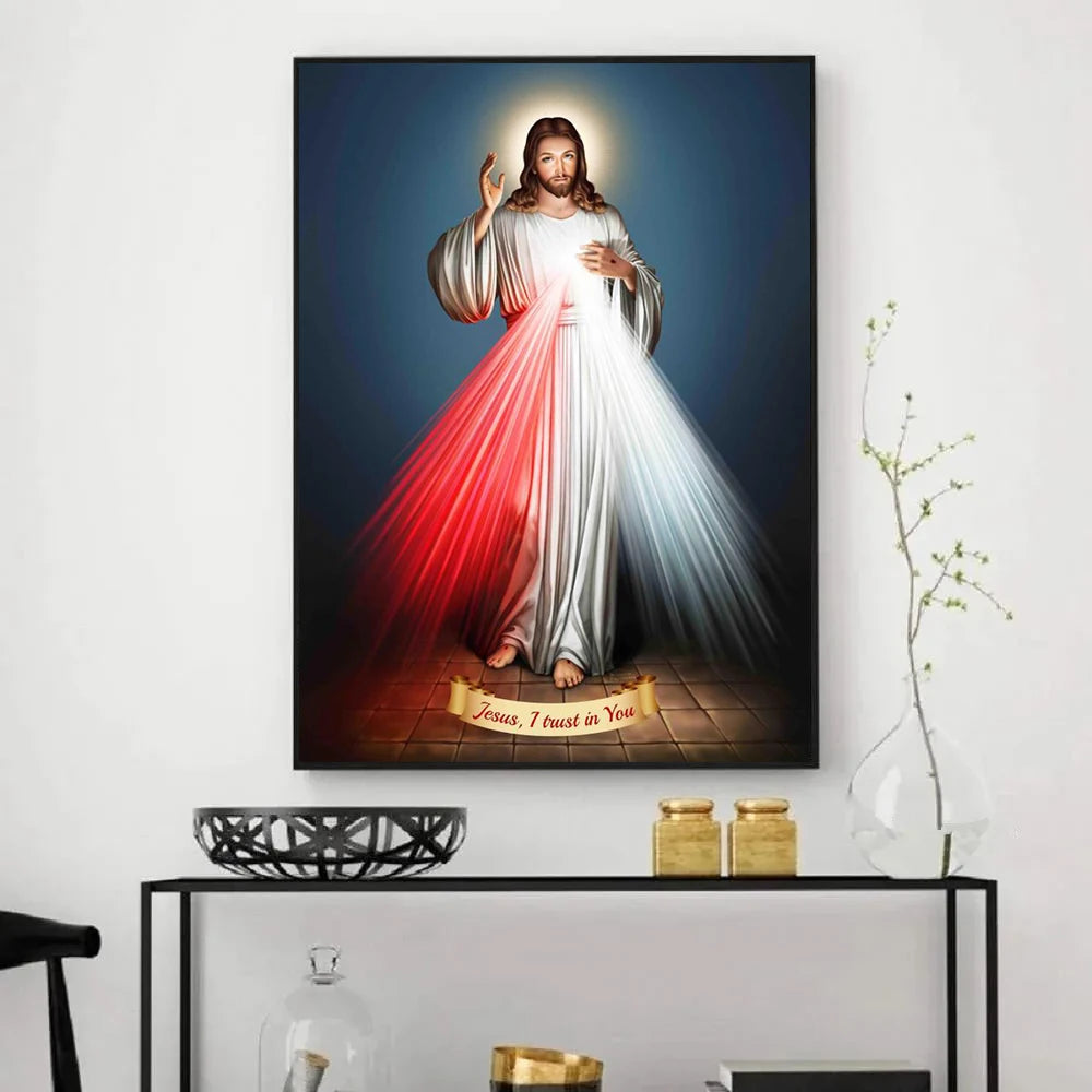 Modern Hand Of God Jesus Wall Art Poster Abstract Home Living Room Decoration Canvas Painting Mural Prints Pictures Artwork Gift - NICEART