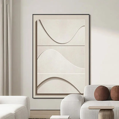 Luxury Abstract Geometry Wall Poster Modern Line Art Oil Painting Printmaking Living Room Office Painting Home DecorationPicture - NICEART