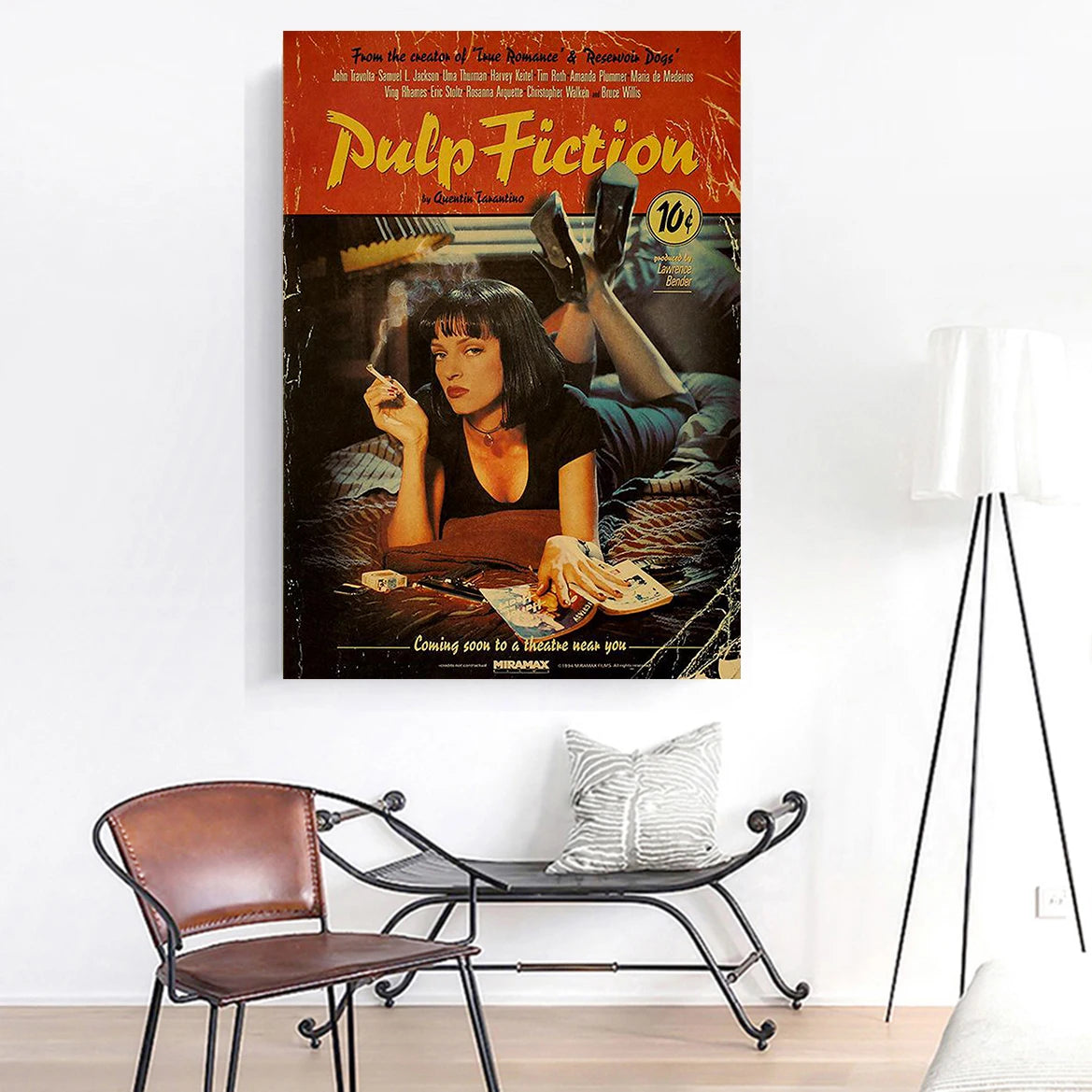 Classic Movie Posters Pulp Fiction Back To The Future Kill Bill Retro Kraft Paper Vintage Room Bar Cafe Decor Art Wall Painting - NICEART