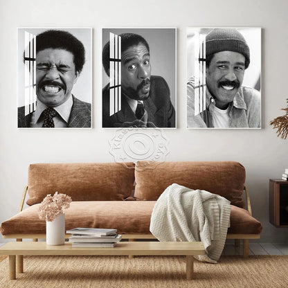 Richard Pryor Stand-Up Comedian Art Print Poster Actor Star Portrait Canvas Painting Decor Wall Stickers - NICEART