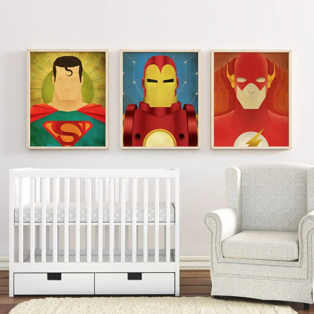 Superhero Movie Canvas Posters Art Wall Painting Poster Room Decor for Living Room Wall Art Dropshipping Decorative Painting - NICEART