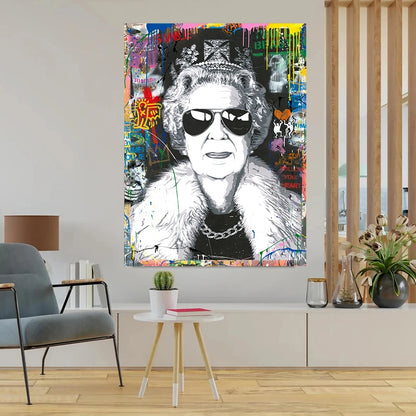 Woman Portrait Canvas Wall Art Posters and Prints Graffiti Canvas Painting for Living Room Home Decoration Pictures Cuadros - NICEART