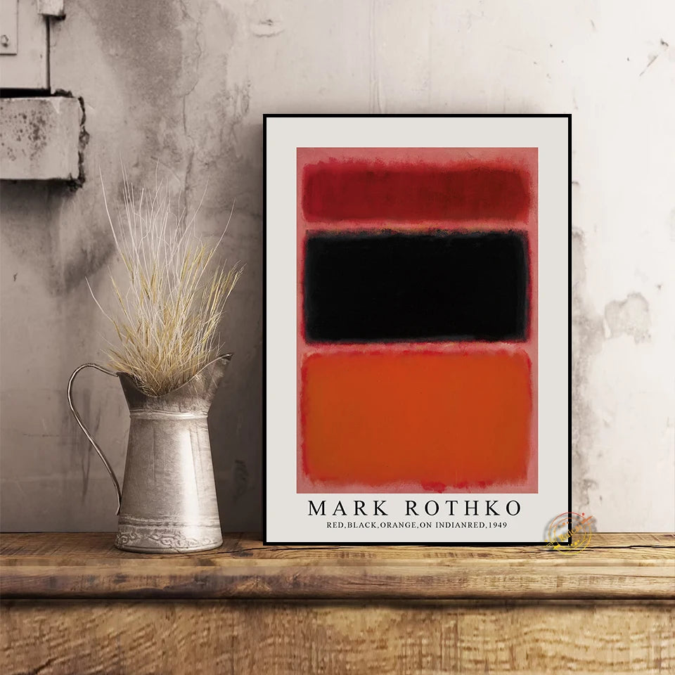 Mark Rothko Abstract Poster Multicolor Murals Canvas Painting Wall Art Print Nordic Modern For Living Room Home Decoration Gift - NICEART