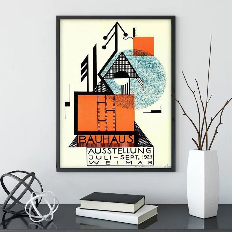 Bauhaus Canvas Art Posters and Print Herbert Bayer Canvas Paintings on The Wall for Living Room Cuadros Home Decor HD Pictures - NICEART