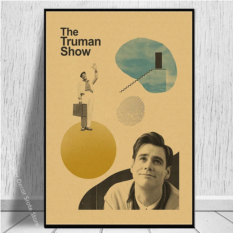 Classic Movie Poster The Truman Show/Breaking Bad/Inglourious Basterds Prints Vintage Room Home Bar Cafe Decor Art Wall Painting - NICEART