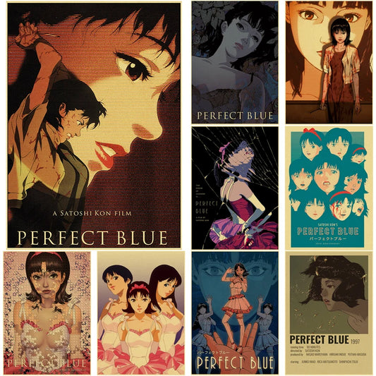 Japan Anime Perfect Blue Posters Retro Kraft Paper DIY Room Home Bar Cafe Coffee House Decor Gift Aesthetic Art Wall Paintings - NICEART