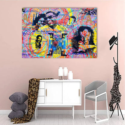 Street Pop Graffiti Art God's Tentacles Canvas Painting Posters and Prints Abstract Wall Picture for Living Room Home Decoration - NICEART