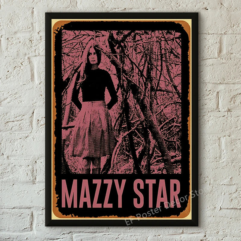 80s Nordic Pop Music Album Mazzy Star Fade Into You Poster Aesthetic Prints Painting Vintage Home Room Bar Cafe Art Wall Decor - niceart