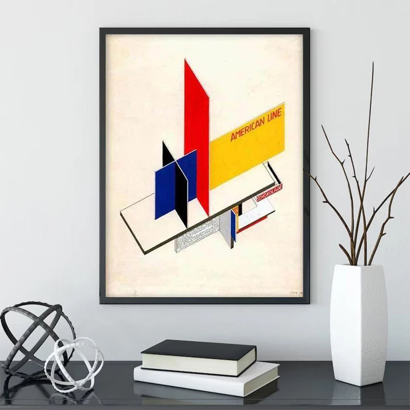 Bauhaus Canvas Art Posters and Print Herbert Bayer Canvas Paintings on The Wall for Living Room Cuadros Home Decor HD Pictures - NICEART