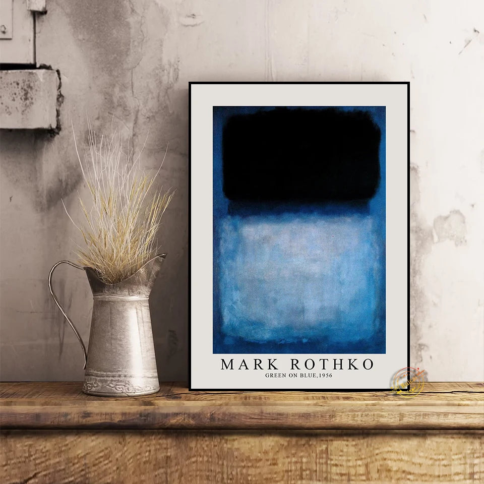 Mark Rothko Abstract Poster Multicolor Murals Canvas Painting Wall Art Print Nordic Modern For Living Room Home Decoration Gift - NICEART